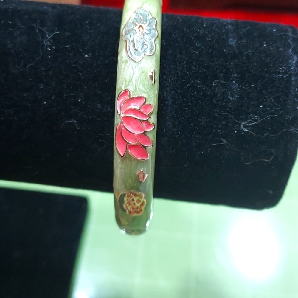 Jiu Long Xing Cloisonne Bangle
